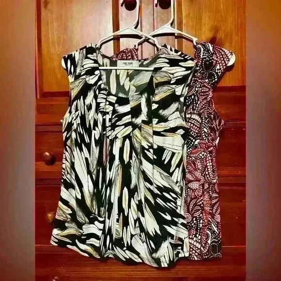 TWO Women’s Dressy Tanks - Size Large - Picture 2 of 8